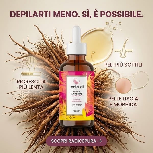 Addio peli sul viso