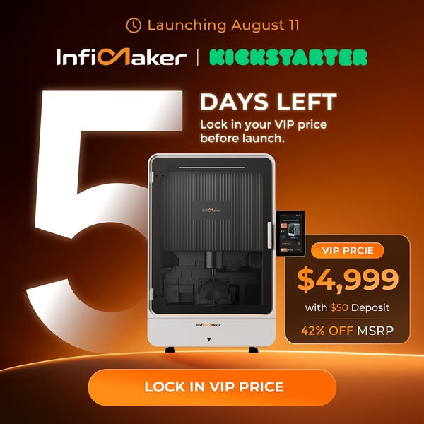 InfiMaker K1 | Launching on Kickstarter August 11 Save $3,600. Lock in the best offer!