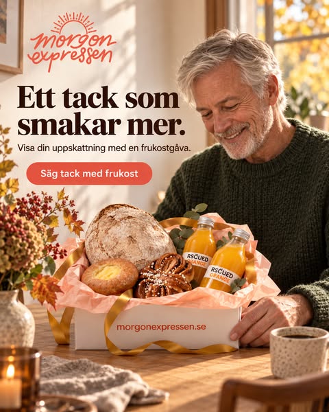 Ett tack som smakar mer.