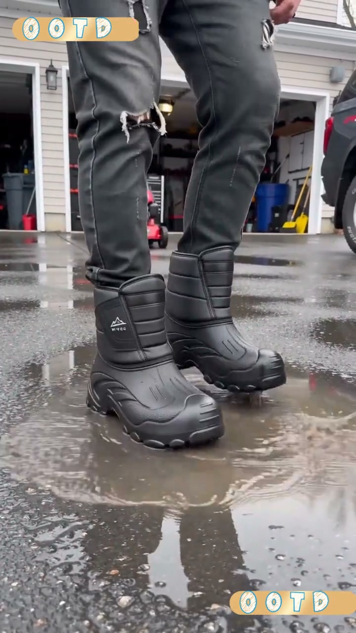 WET SOCKS? FREEZING TOES? SLIPPING IN THE MUD? THESE BOOTS FIX ALL THREE. (HALF PRICE — BUY 2 FREE SHIPPING)