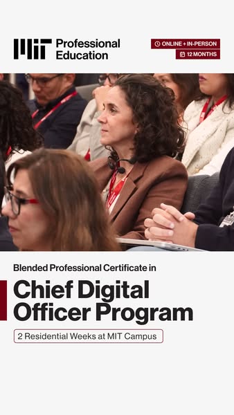 Enroll now and live the MIT Experience.