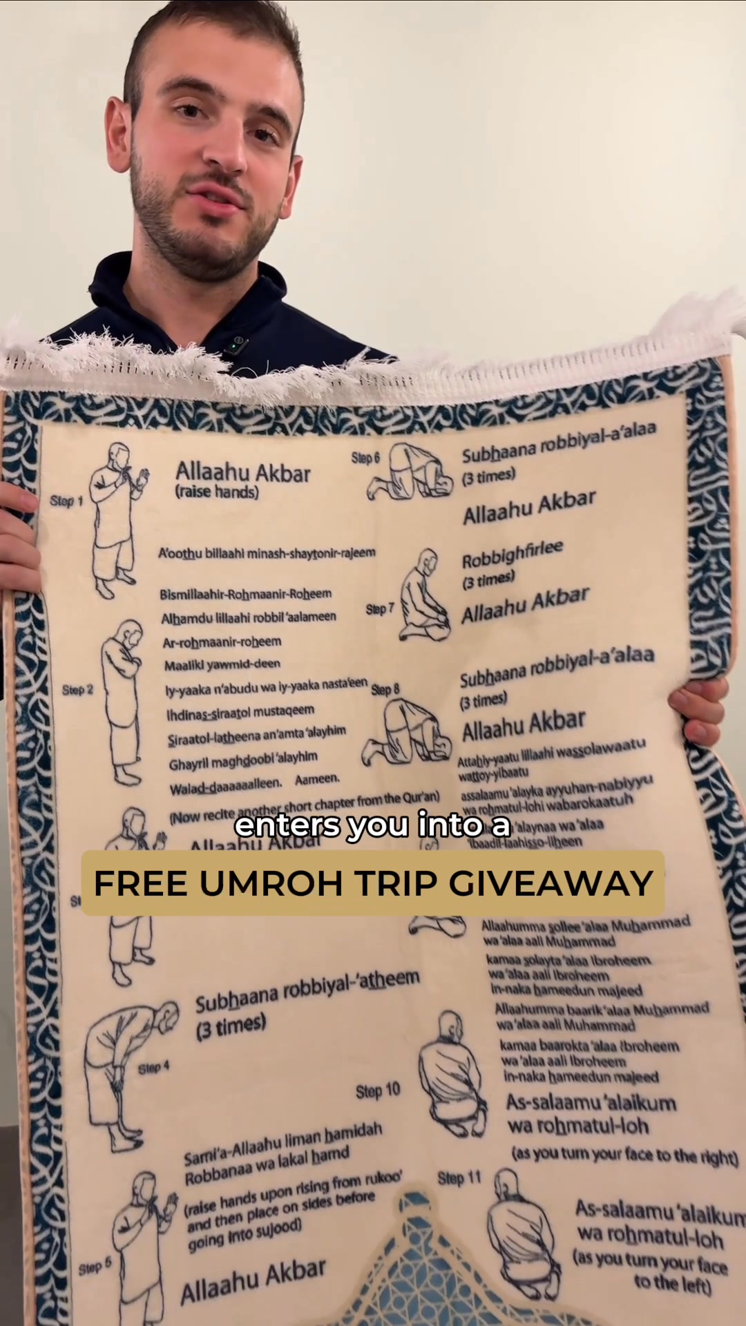 ANZEIGE: Step-by-Step Phonetic Padded Prayer Mat