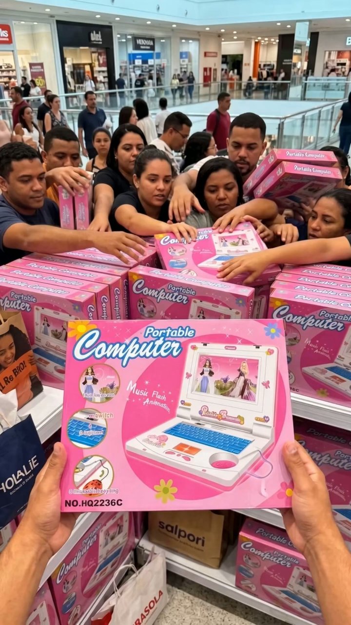 Interactive Simulation Toy Laptop