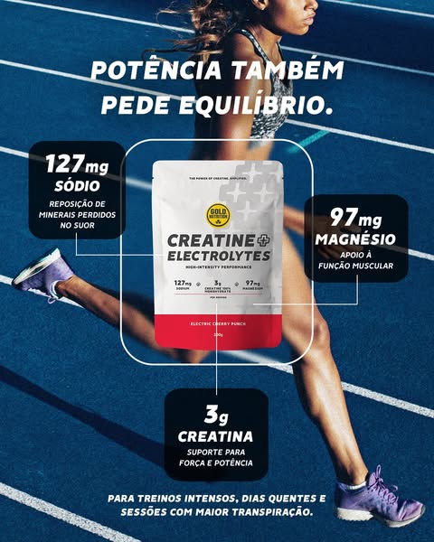 Creatine + | O Poder da Creatina. Amplificado | GoldNutrition