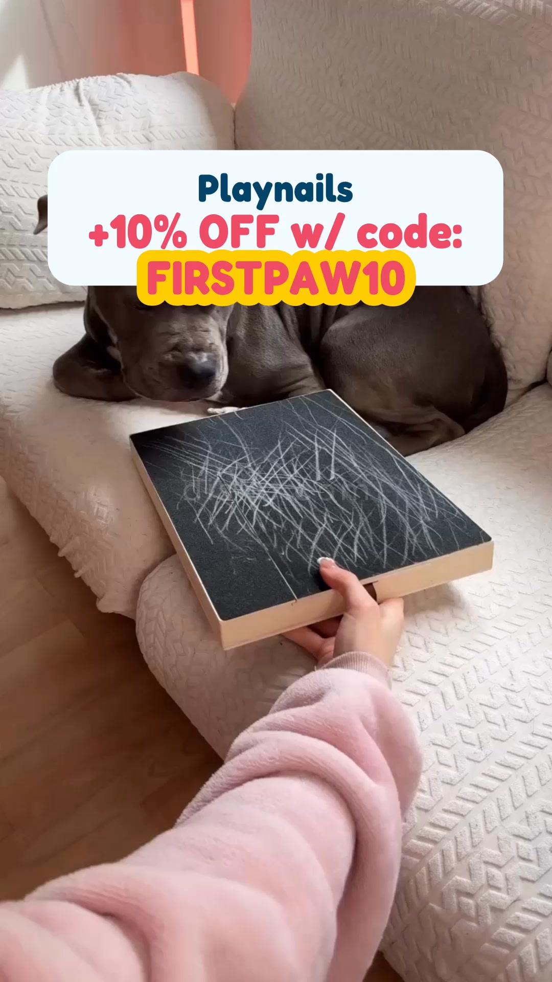 Turn stressful nail trimming into PLAYTIME with treats!