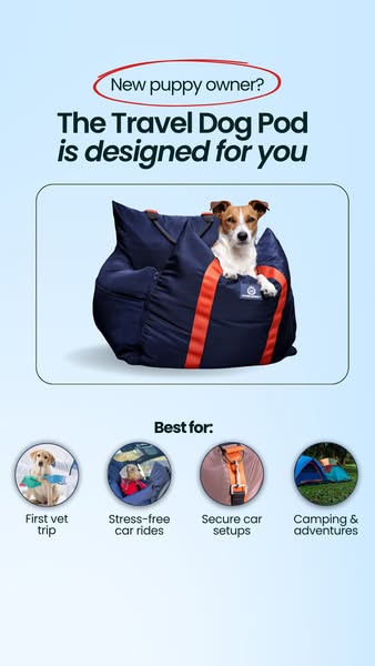 Travel Dog Pod (Now with ISOFIX)