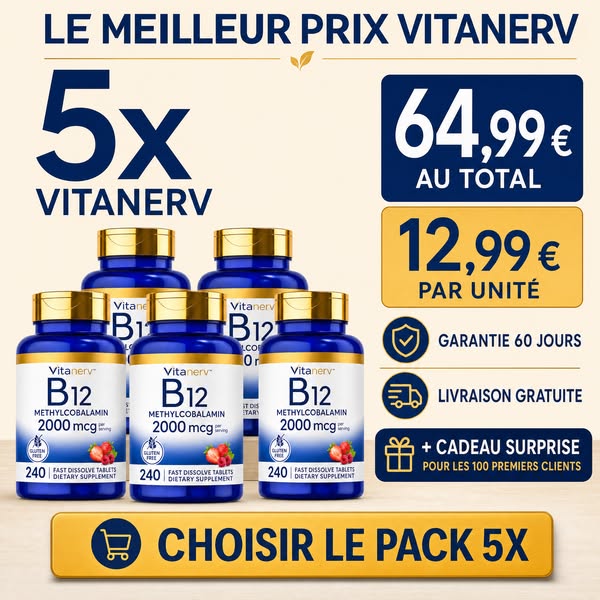 Essayez Vitanerv pendant 60 jours, avec moins de risque.