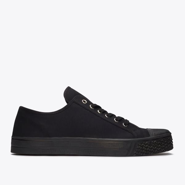 MILITARY LOW TOP - BLACK/BLACK