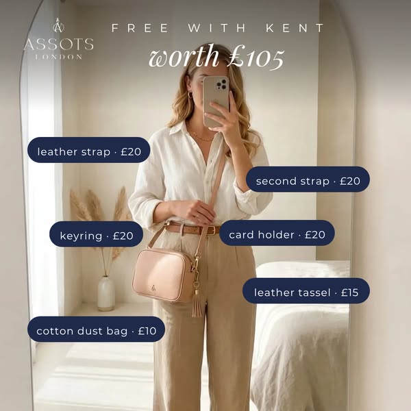 £105 Gifts, £89.99 Bag