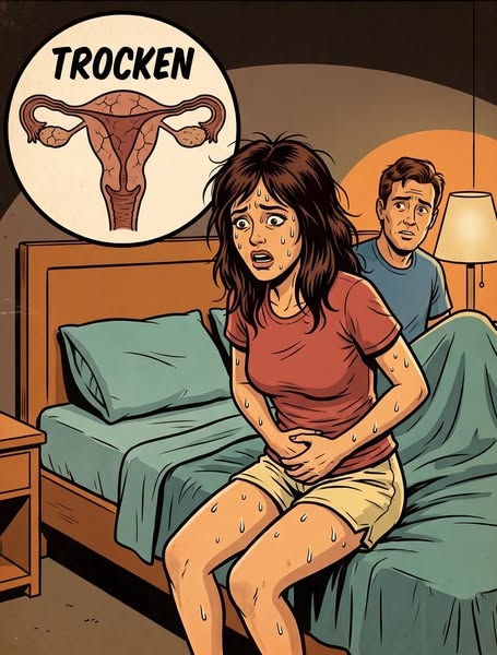 Trocken da unten? Es könnte Cortisol sein