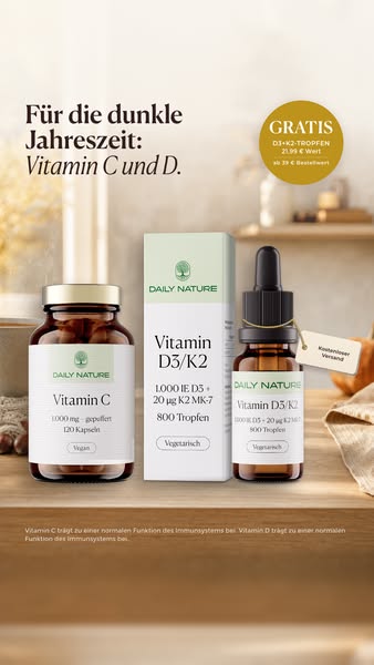 Vitamin C und D im Herbst
