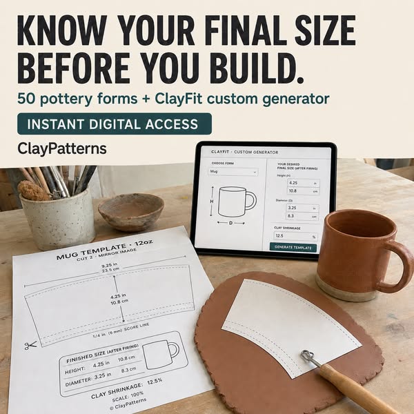 Pottery Templates That Fit Your Clay