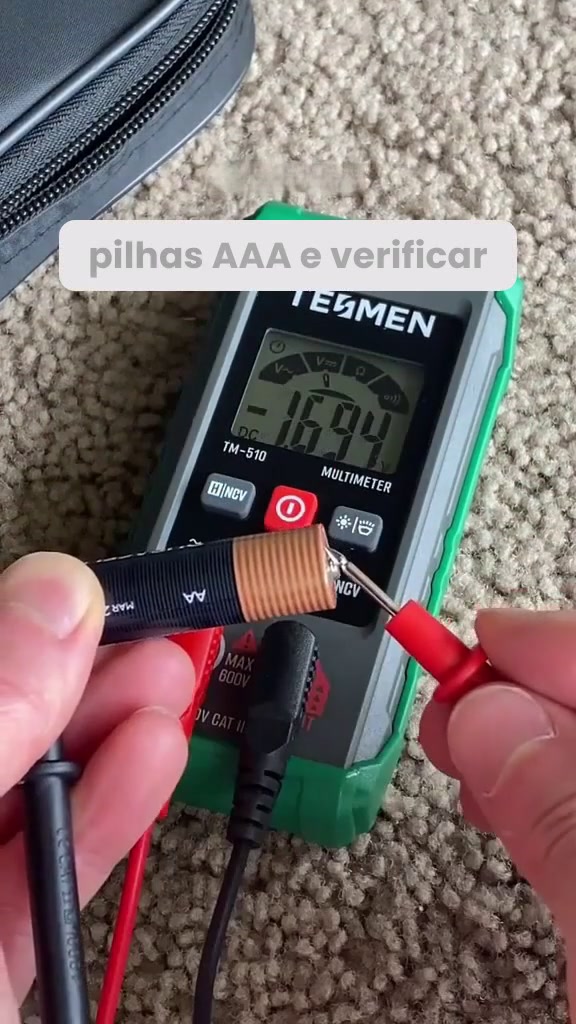 Verifica a voltagem em casa