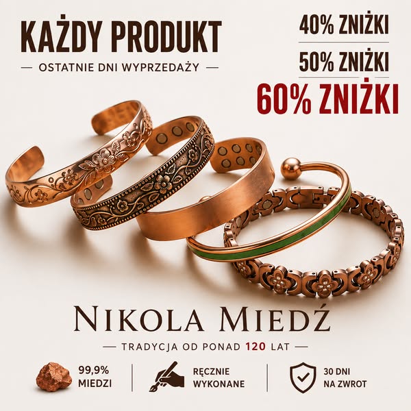 Miedź o czystości 99,9% wykonana przeze mnie