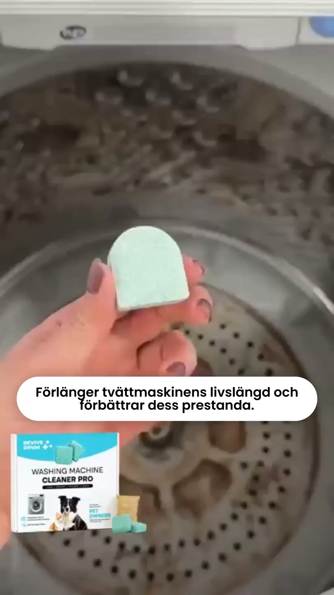 Enzymkapslar för tvättmaskinen
