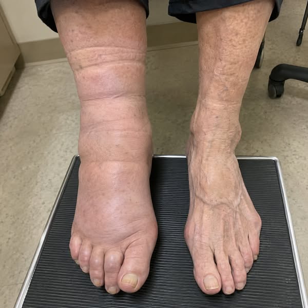 "12 years of swollen ankles gone in 2 weeks?"