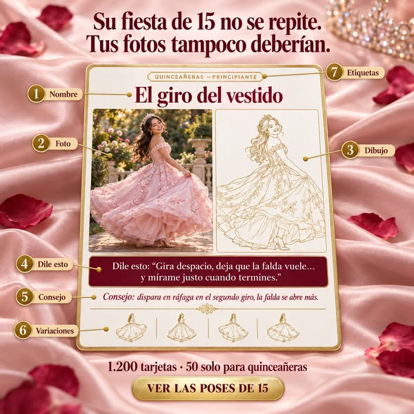 La Guía de Poses™ — 1.200 fichas de poses en 15 categorías