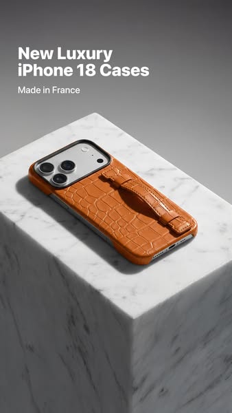NEW IN: Exclusive iPhone 18 Leather Cases