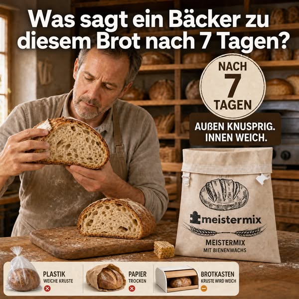 Brot bleibt bis zu 3× länger frisch