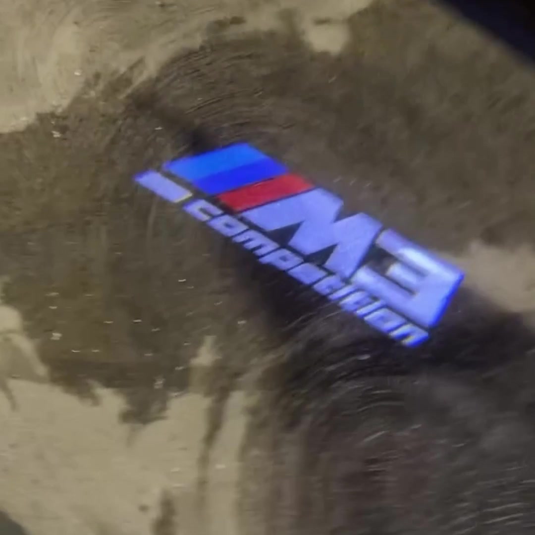 Custom BMW M Door lights