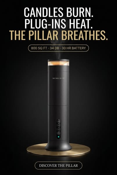 Candles burn it. Plug-ins heat it. This just breathes it.