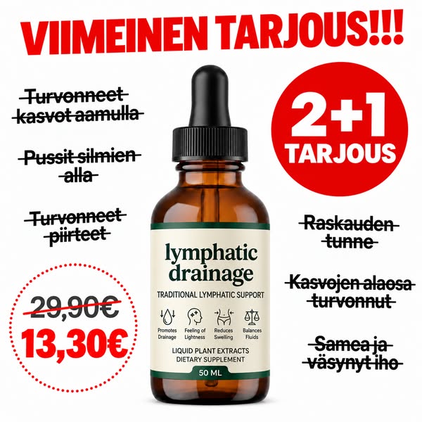 Luonnollinen lymfatuki — 4 kasvia, 1 pipetti