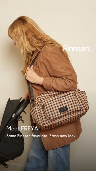 FREYA Stroller Organiser – now in gingham