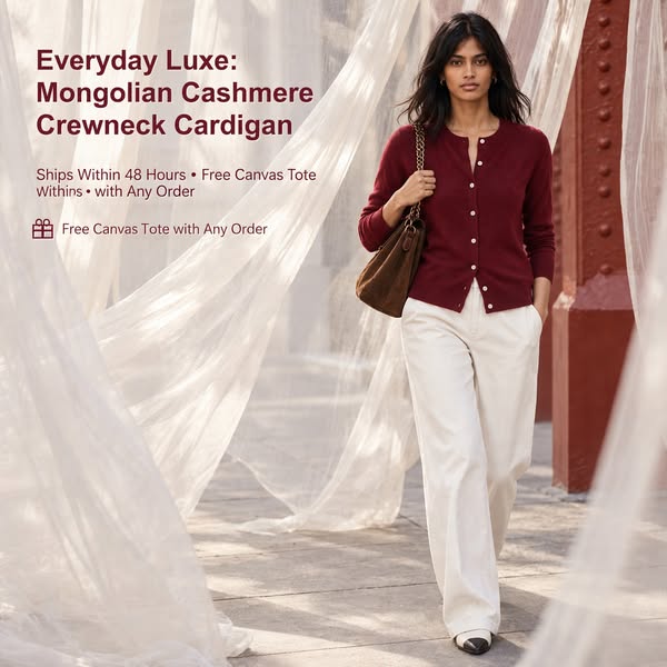 Free Canvas Tote with Any Order