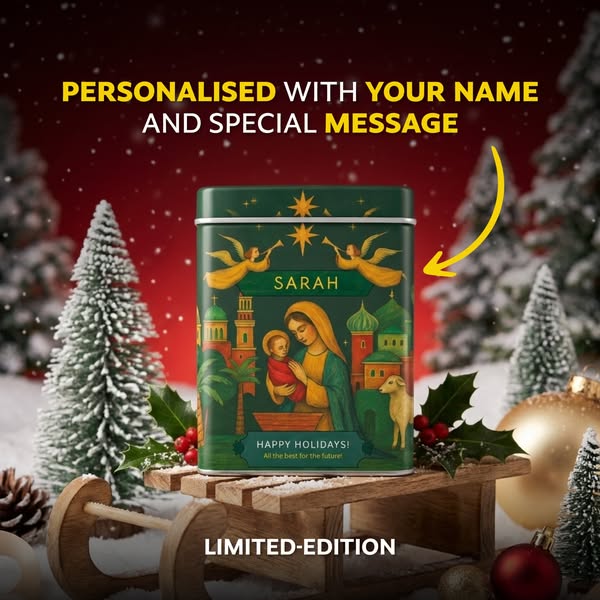 Their Name. Their Tin. Their Christmas.
