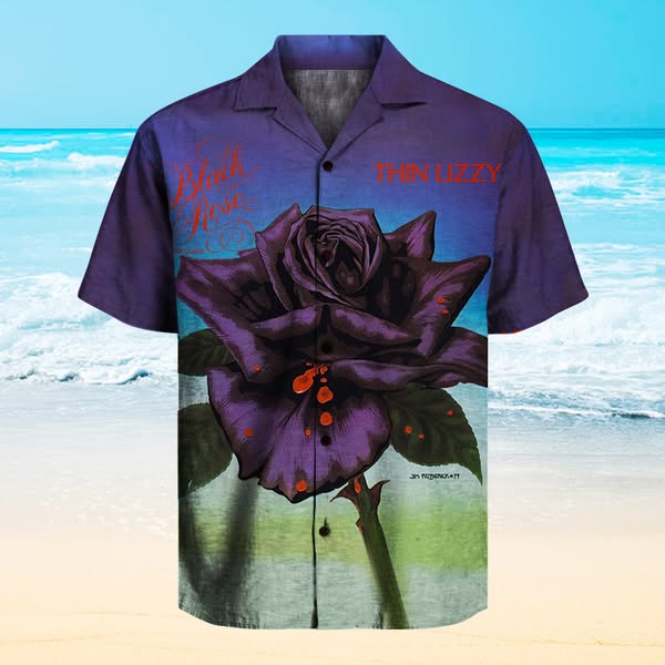 Thin Lizzy - Black Rose | Unisex Hawaiian Shirt