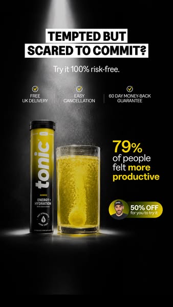 50% OFF Energy + Hydration