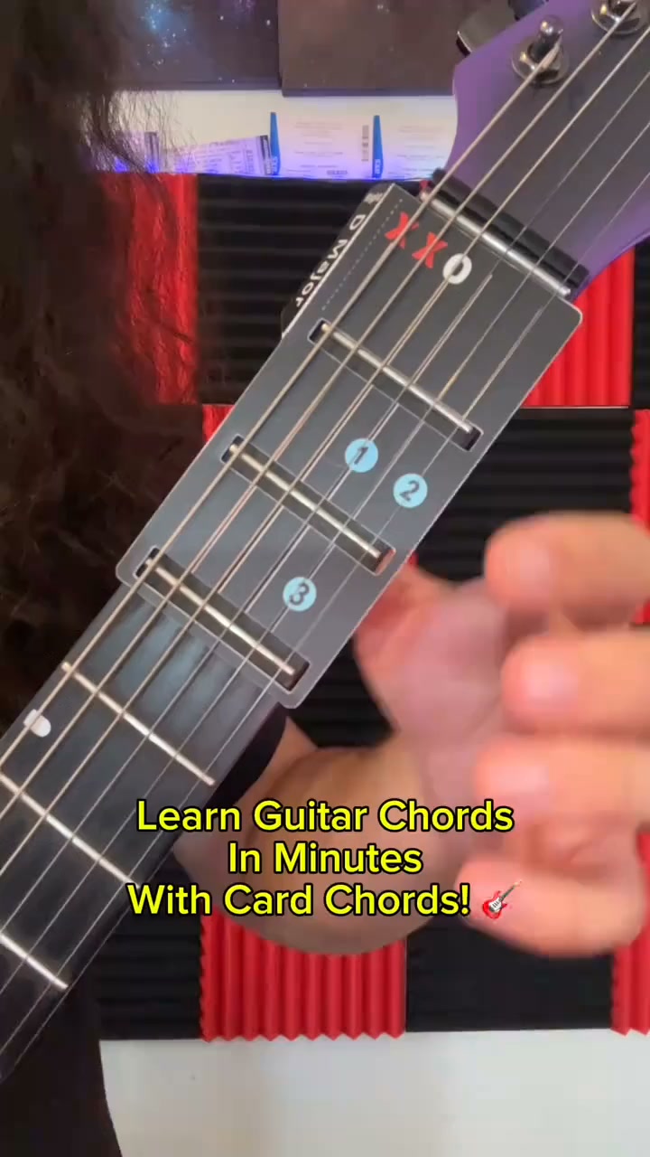 Guitar Chord Cards for Beginners