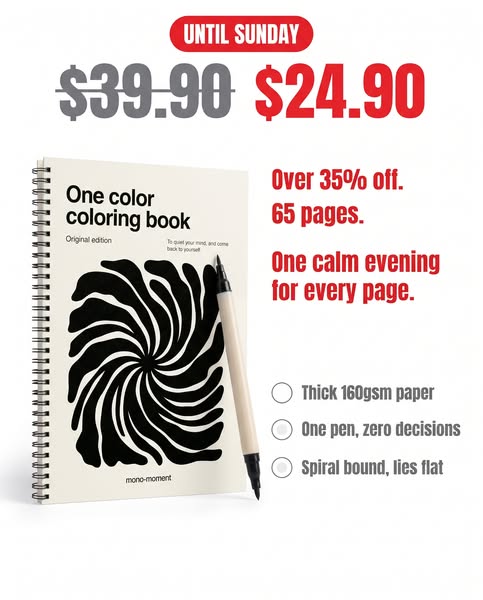 $24.90 instead of $39.90, until Sunday