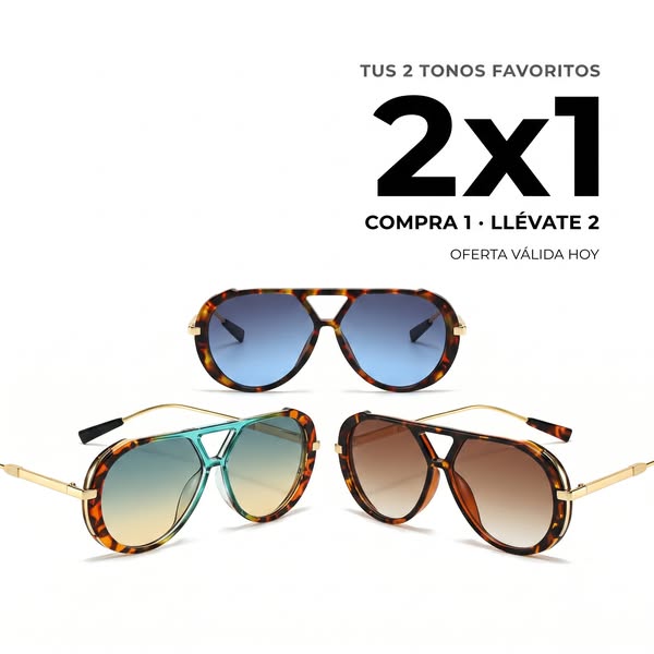 Gafas de Sol en 2x1