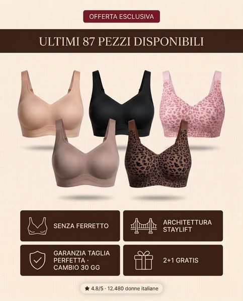 Il reggiseno che dura tutto il giorno