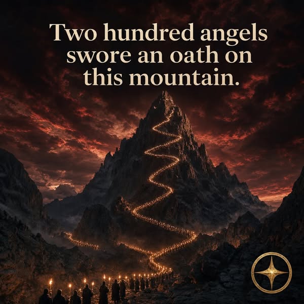 Two hundred angels swore an oath on this mountain.