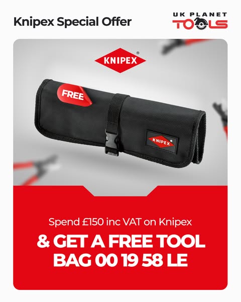 FREE KNIPEX Tool Bag Worth £29.99