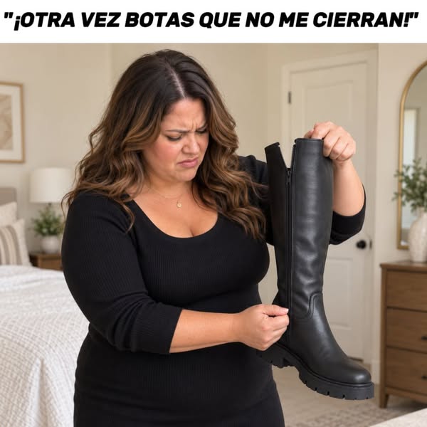 Caña ancha, sin pelea con la cremallera