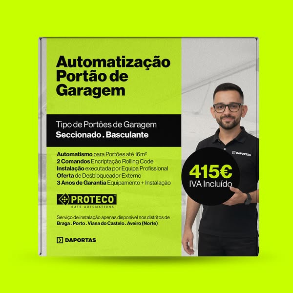 Anúncio de daportas.pt