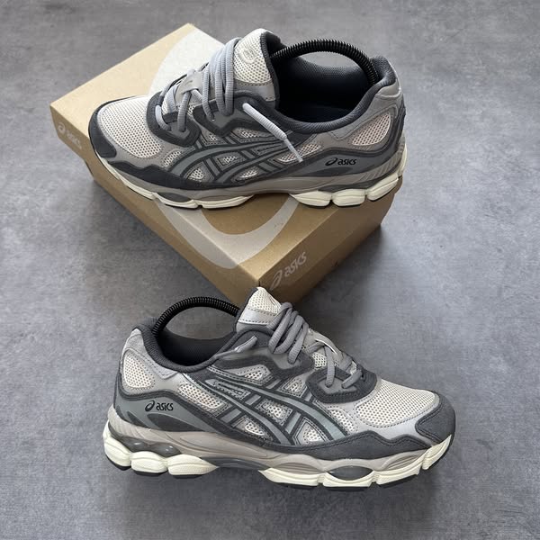 Shop ASICS Gel-NYC Oatmeal Obsidian Grey | Double Boxed