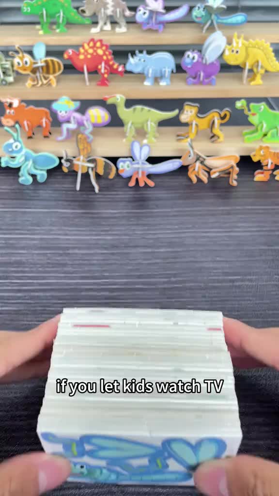 DIY 3D Creative Insect Paper Jigsaw Puzzle