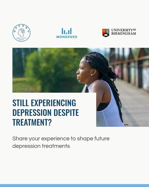 Help Develop Treatments for Depression