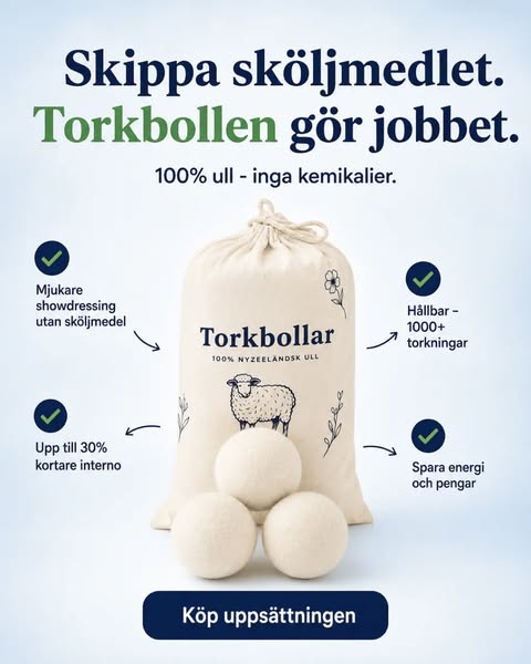 Se hur tvätten blir mjukare utan sköljmedel