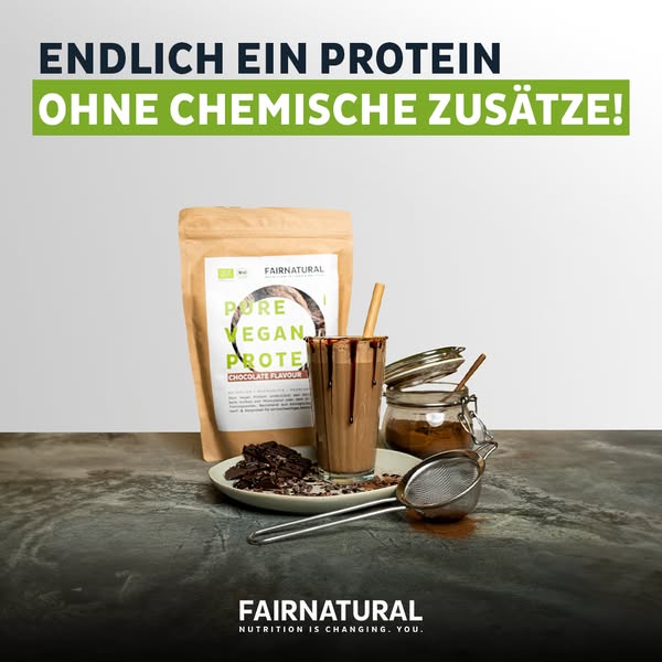 Bio Vegan Protein. Ohne Schnickschnack.