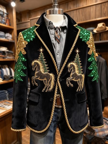 A Christmas Jacket That Actually Has Personality.