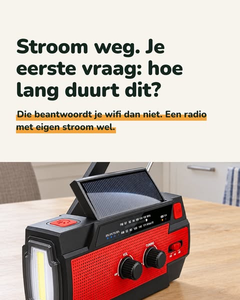 Begin met één ding: een radio zonder stopcontact