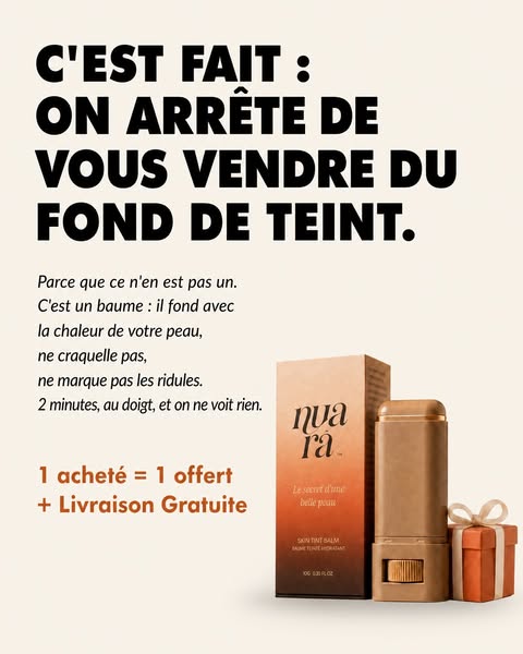 Celle qui a arrêté le fond de teint ne reviendra pas en arrière
