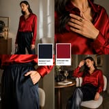 Luxe Moerbeizijde Blouse