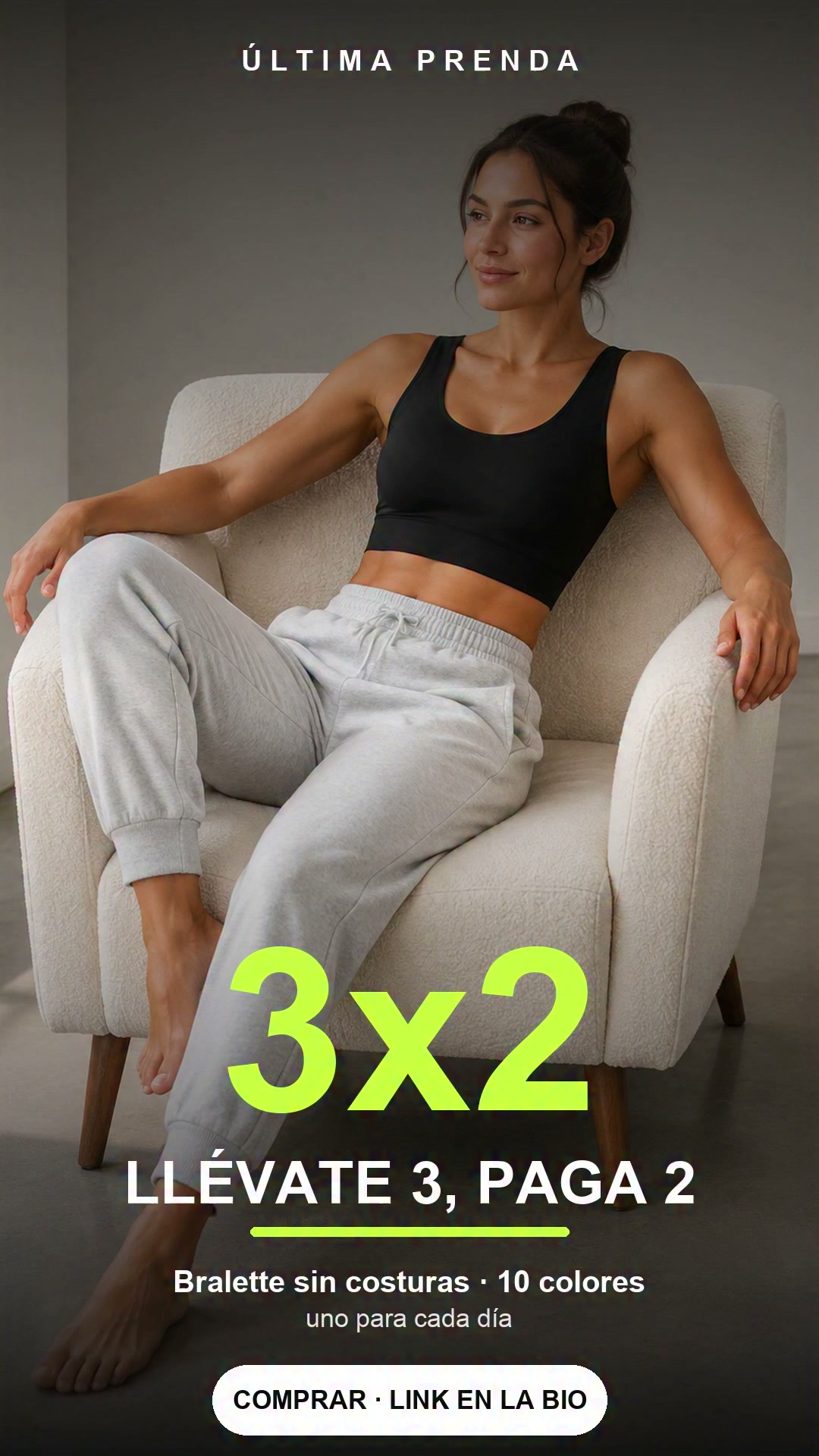 3x2 · Bralette Sin Costuras