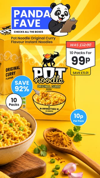10 Pot Noodles Just £99p!